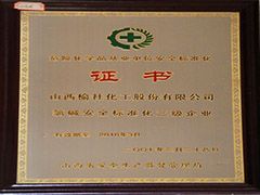 2007山西危險化學(xué)品安全標準化證書
